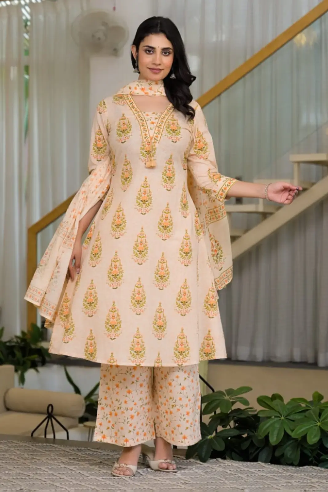 Simply elegant cotton kurti for everyday wear